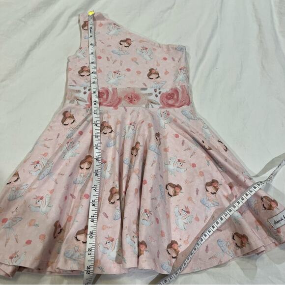 Alessandra Moonpixie One Shoulder Fit and Flare Swan Lake Dress size 4 - Picture 8 of 10